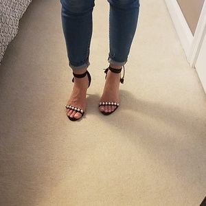 RAYE ankle strap heels